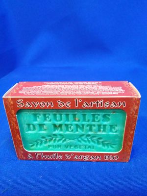 Savon parfumé à la menthe (argan)
