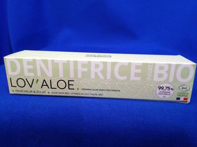 Dentifrice aloé véra et citron BIO