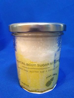 Gommage corporel au sucre parfum pinacolada