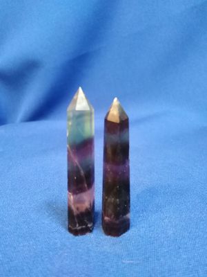 Pointe fluorite multicolore