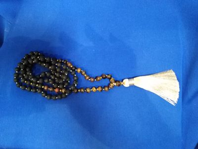 Mala pierre de lave et oeil de tigre