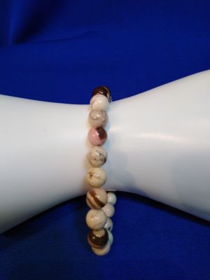 Bracelet homme jaspe cappuccino