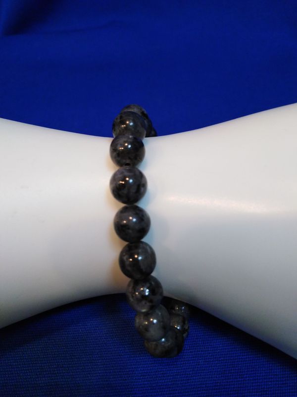Bracelet homme larvikite