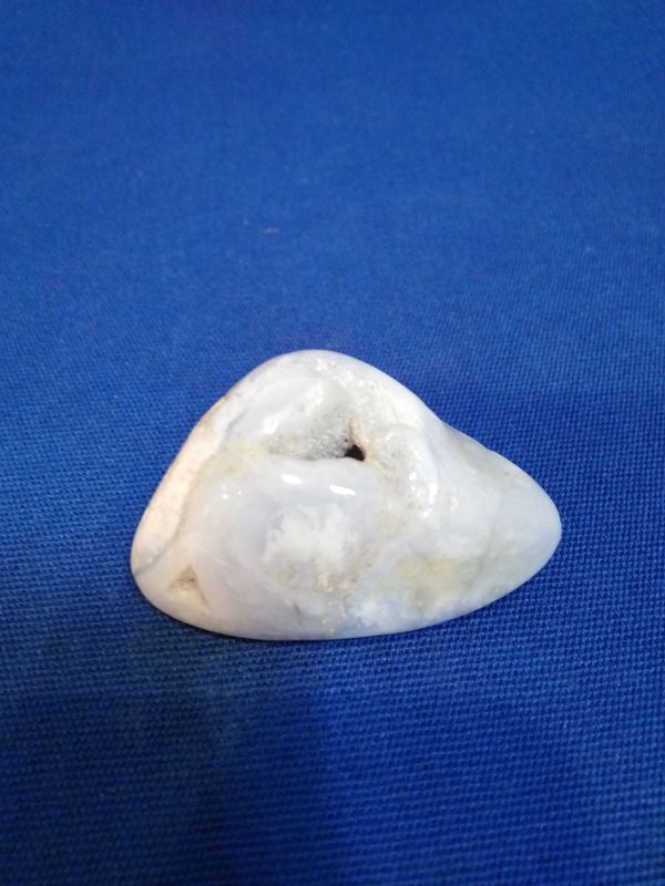 Géode agate blue lace
