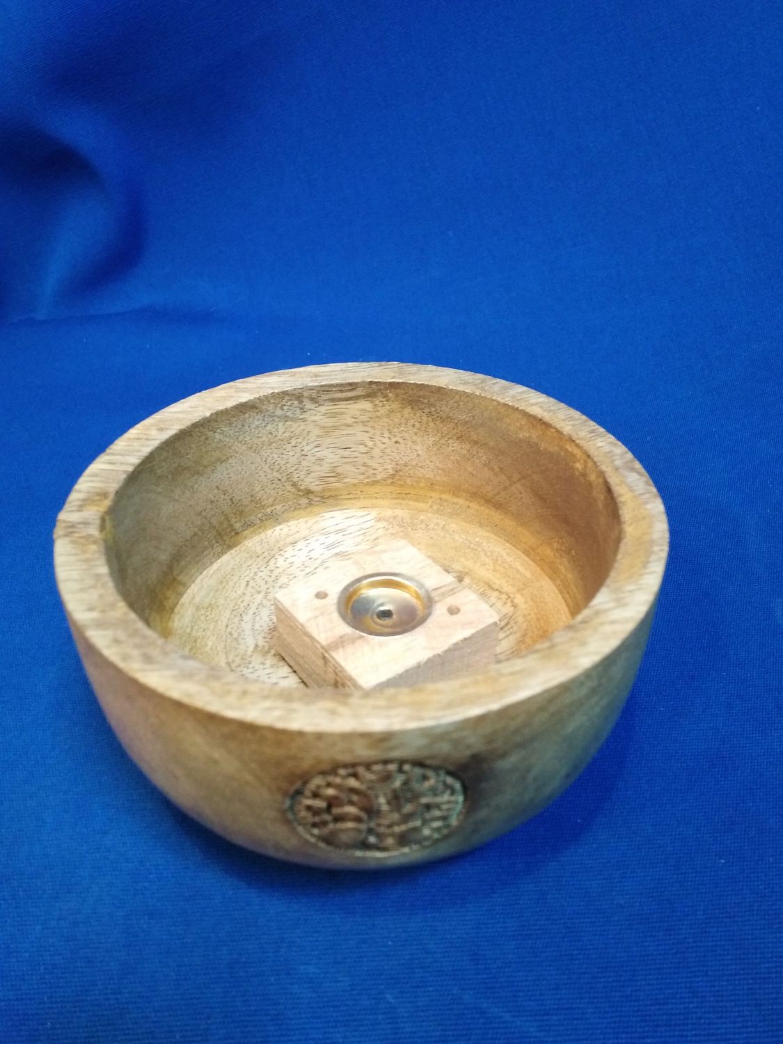 Porte encens bol motif arbre de vie