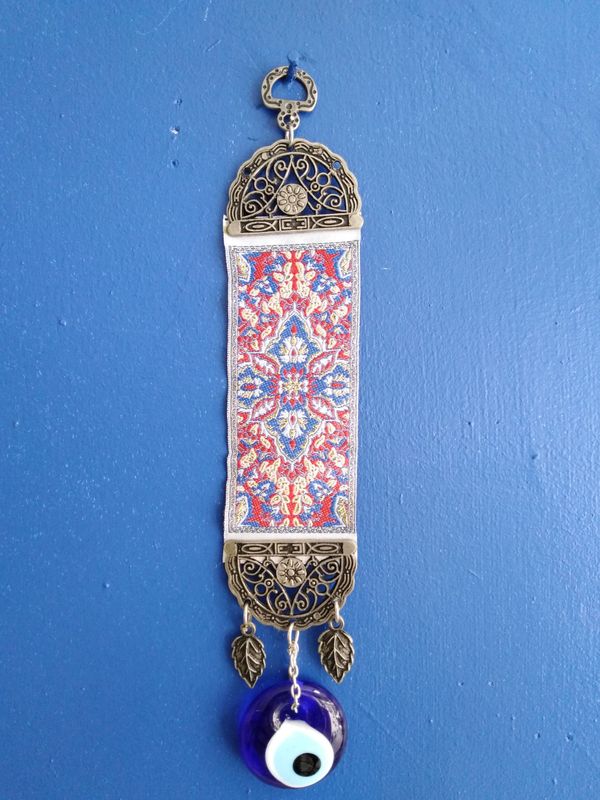 Amulette oeil turc en tapis