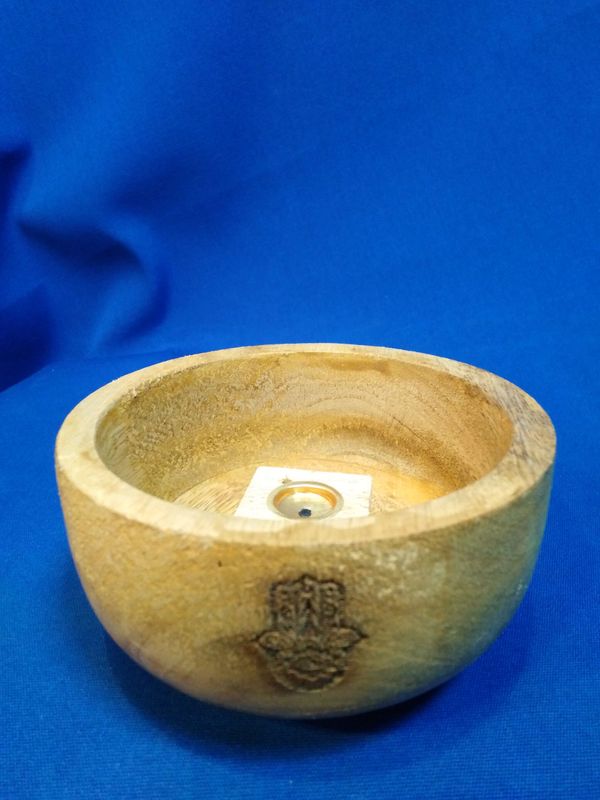 Porte encens bol motif main de Fatma