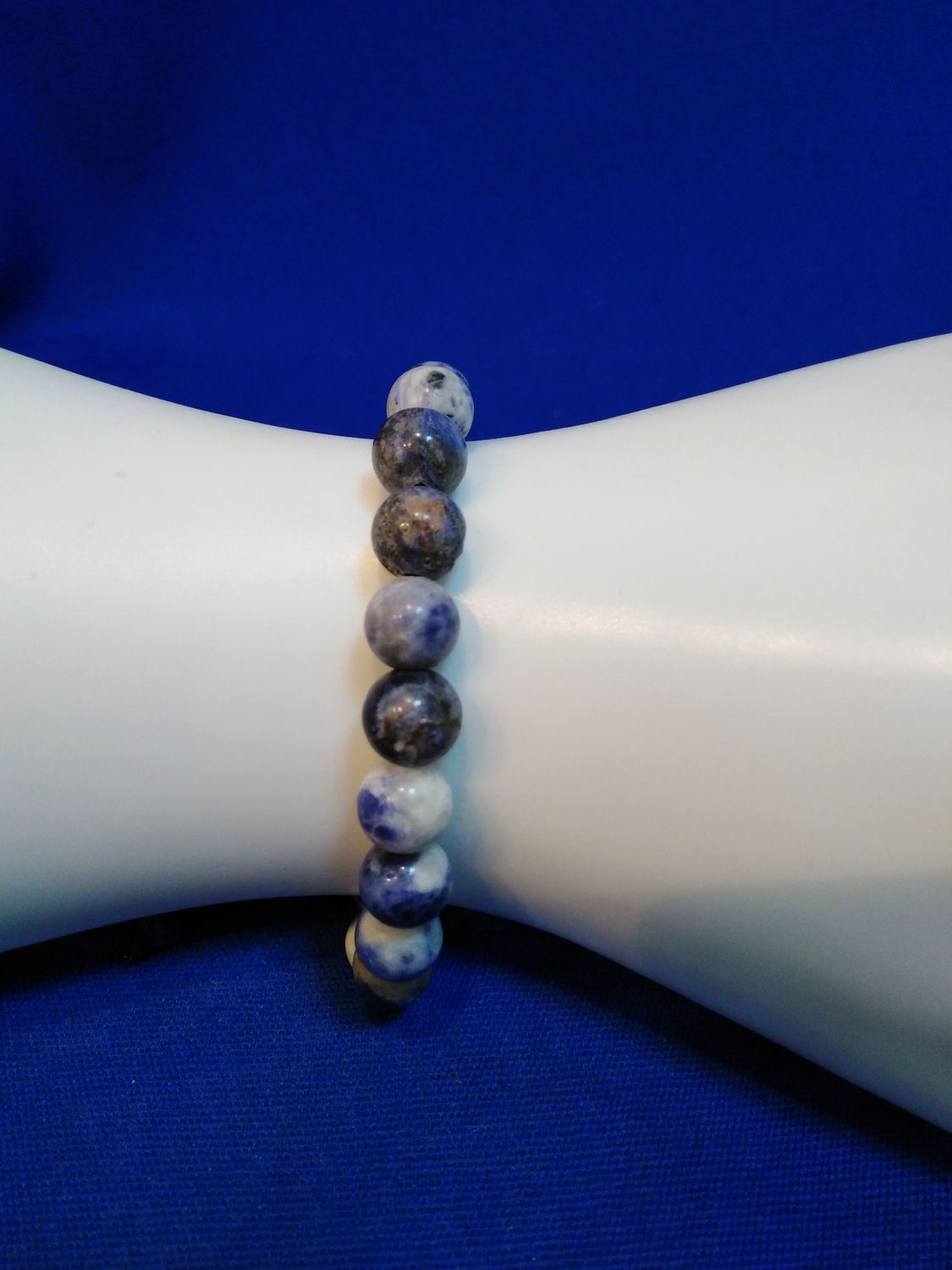 Bracelet réglable en sodalite