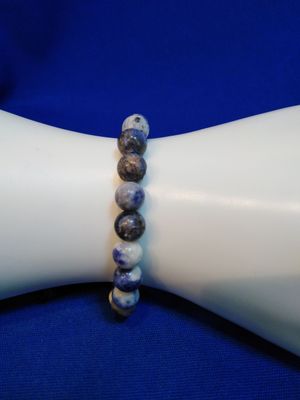 Bracelet réglable en sodalite