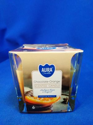 Bougie parfumée orange chocolat