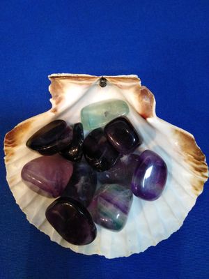 Pierre roulée fluorite (taille moyenne)