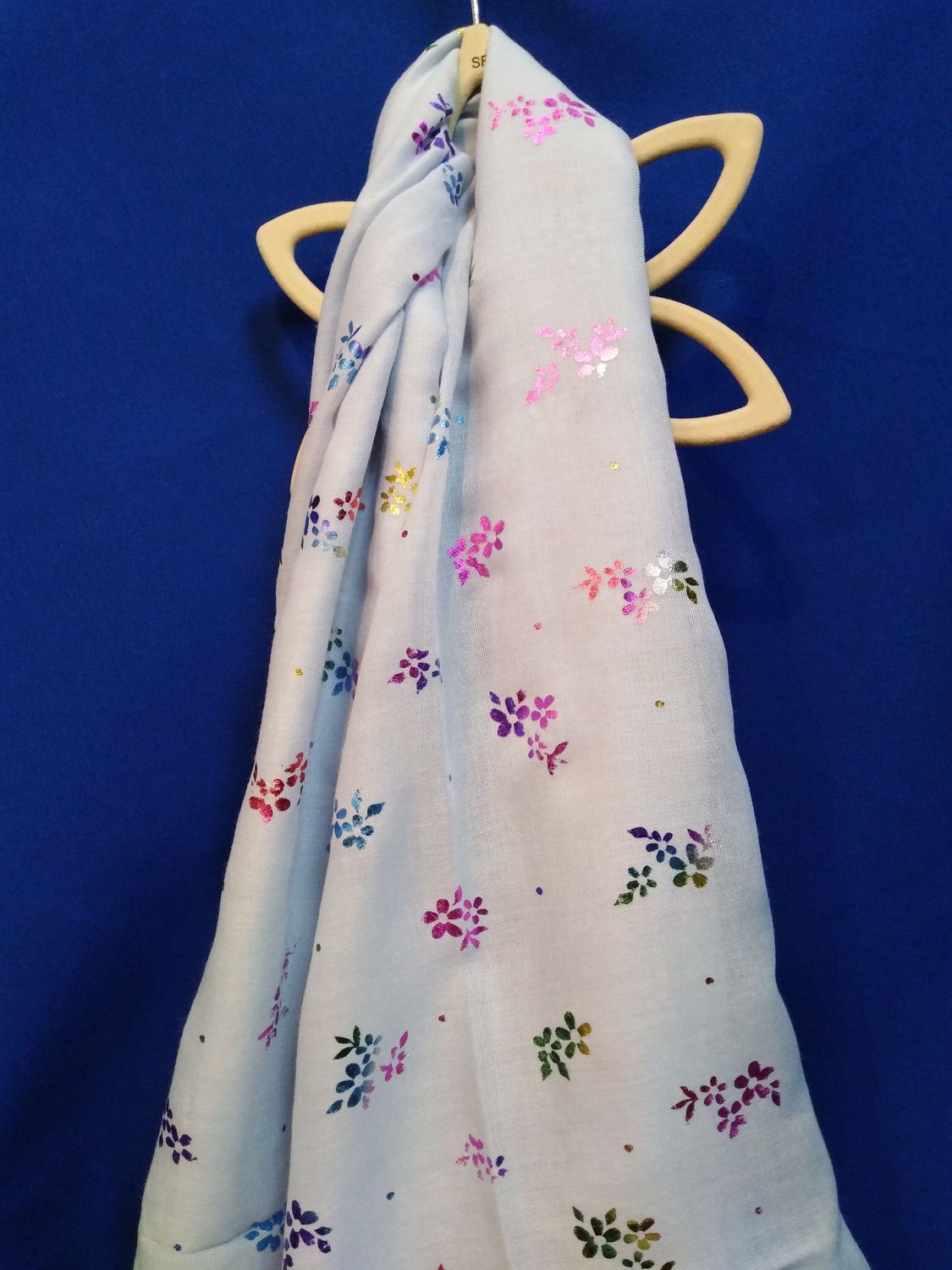 Echarpe fleurs
