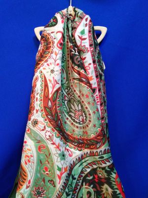 Echarpe Paisley vert