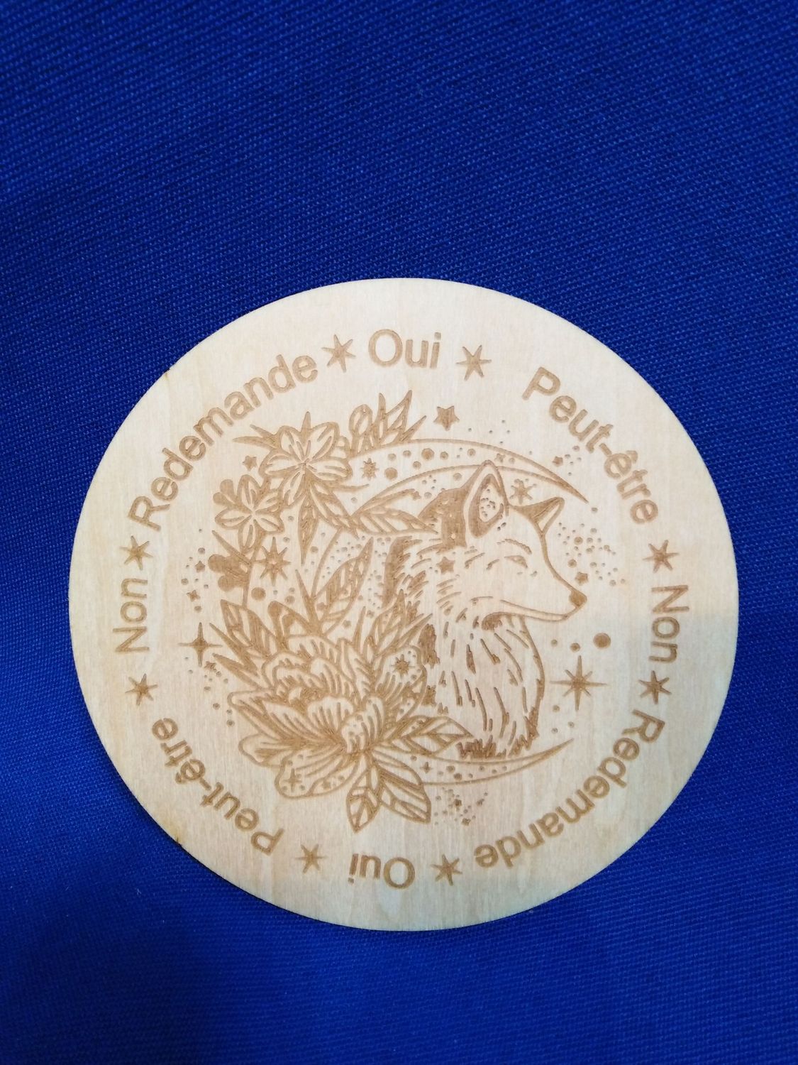 Planche de radiesthésie loup