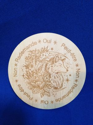 Planche de radiesthésie loup