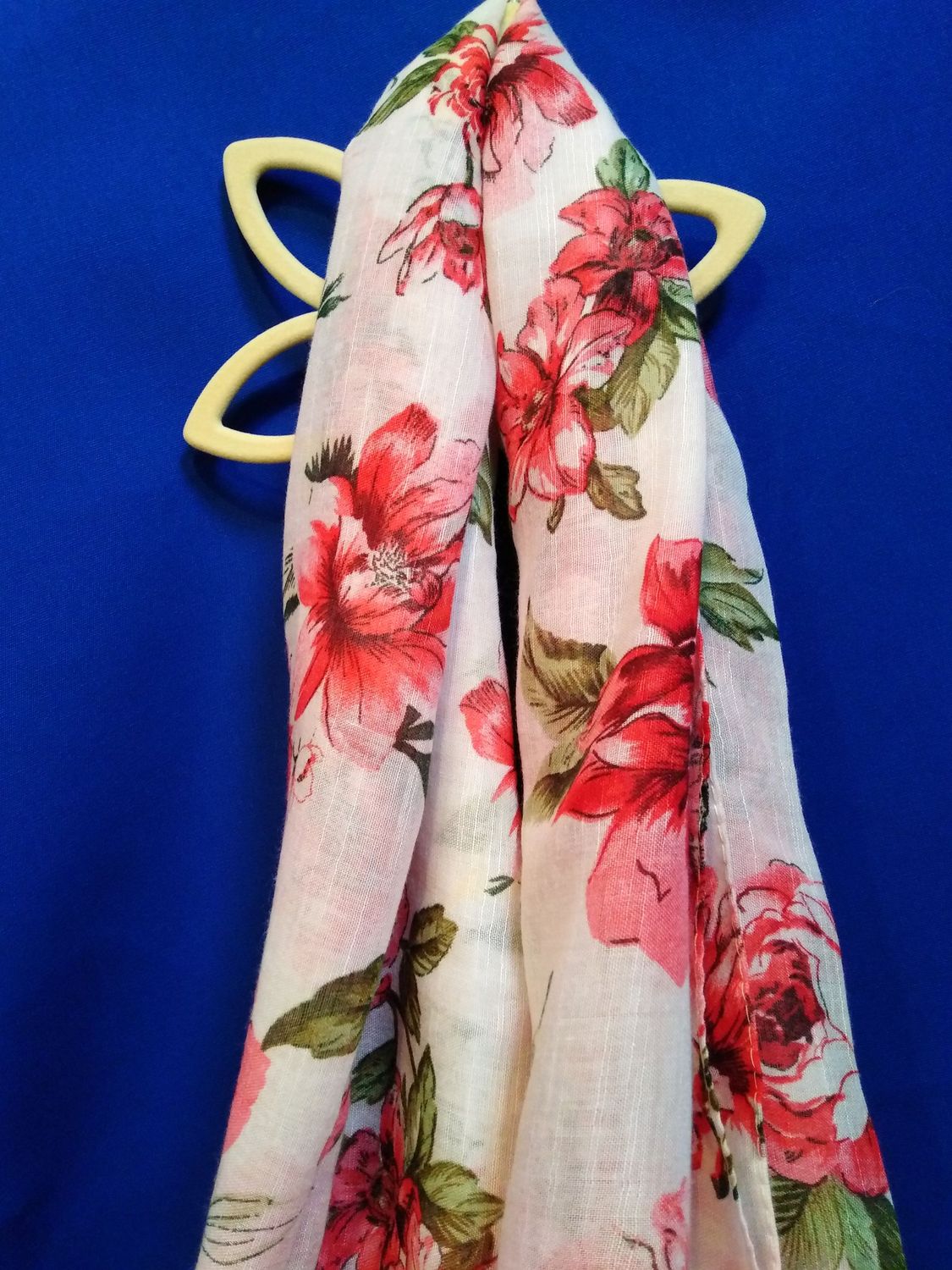 Echarpe fleurs