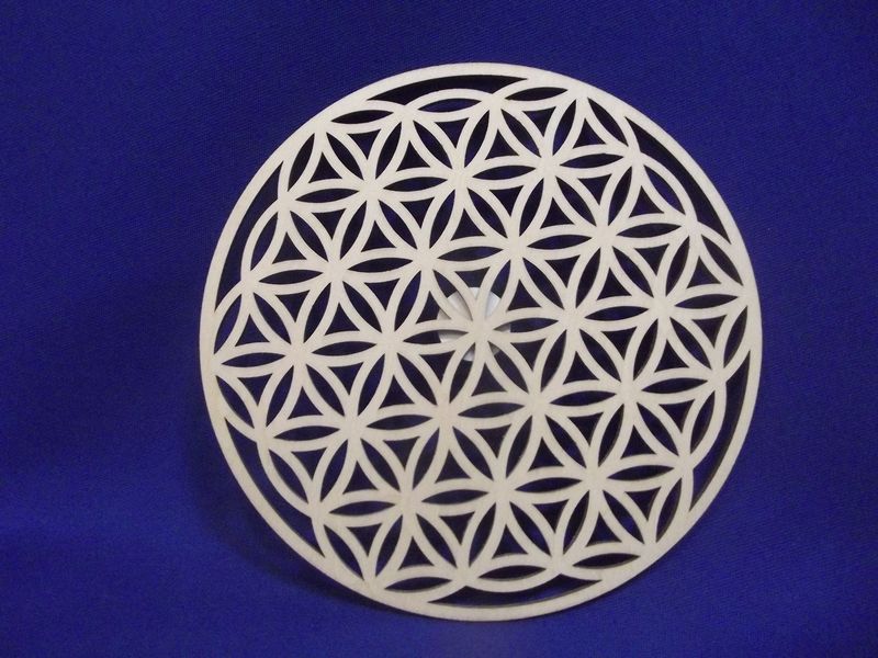 Fleur de vie en bois (15 cm)