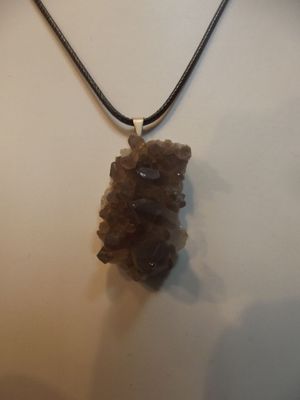 Pendentif quartz fumé