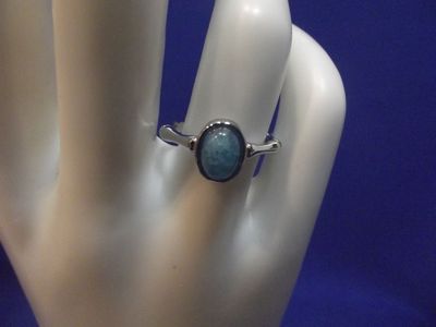 Bague réglable en apatite