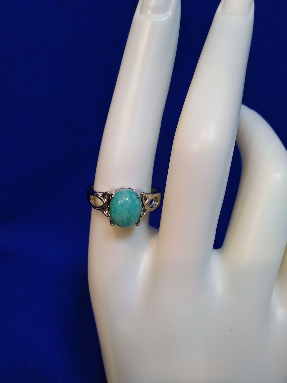 Bague amazonite