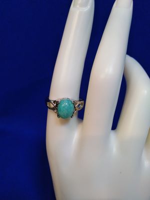 Bague amazonite