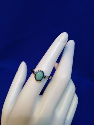 Bague amazonite