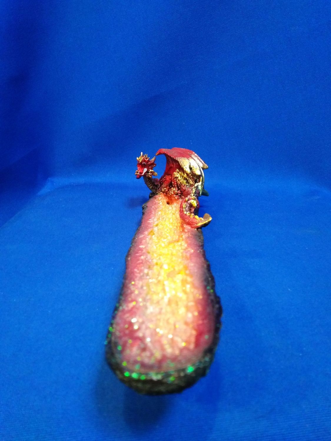Porte encens dragon rouge