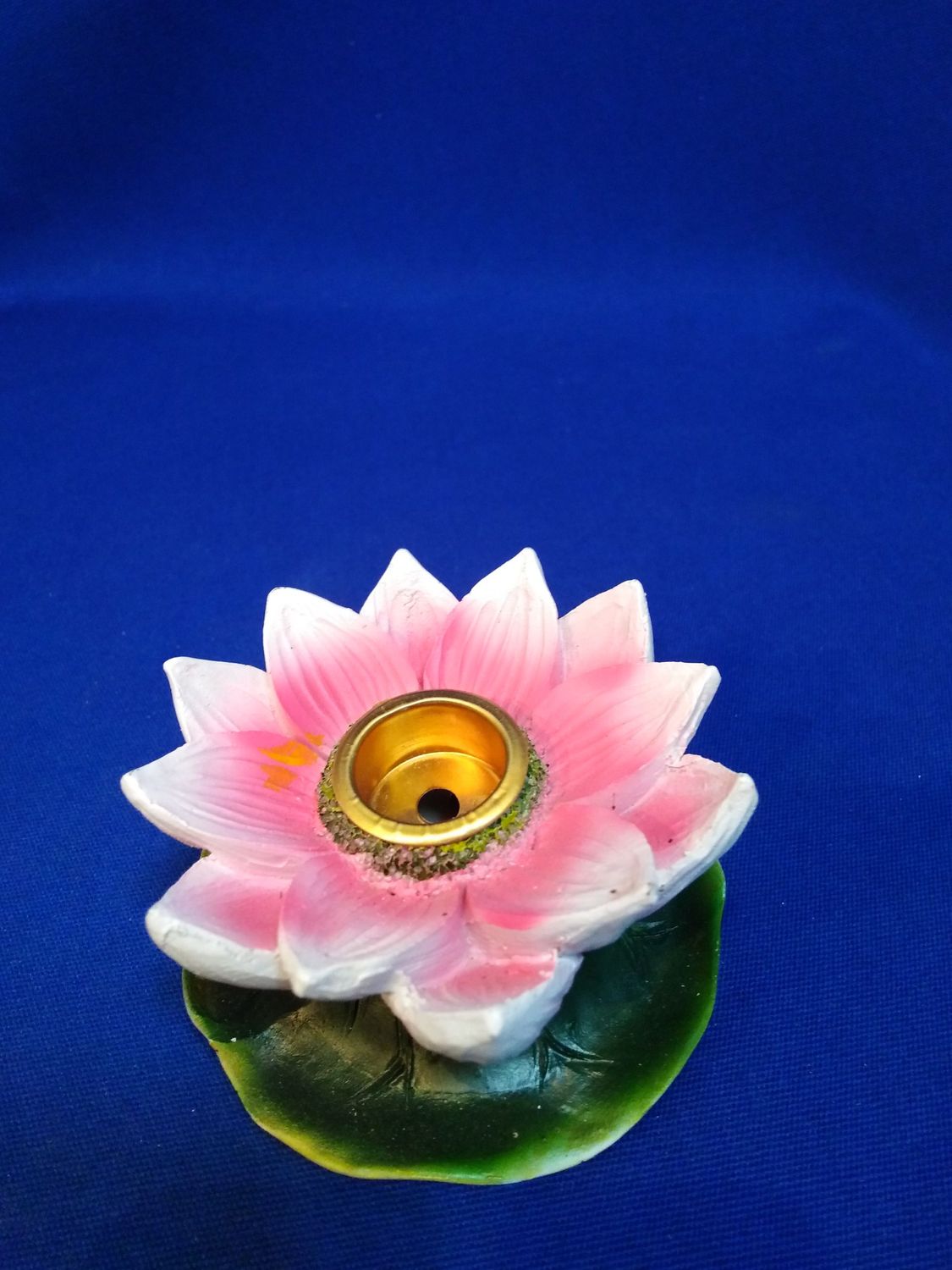 Porte encens à reflux fleur de lotus