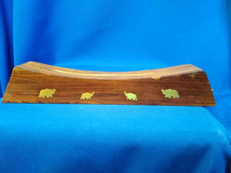 Porte encens courbé en bois