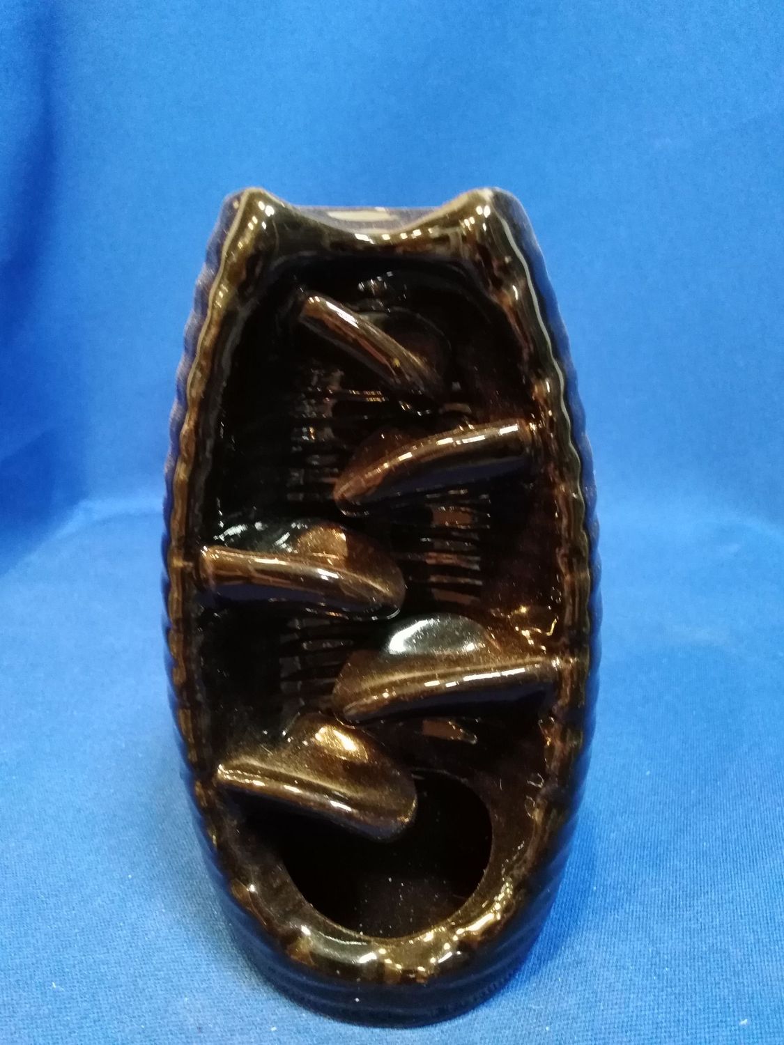 Porte encens à reflux feuilles