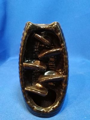 Porte encens à reflux feuilles