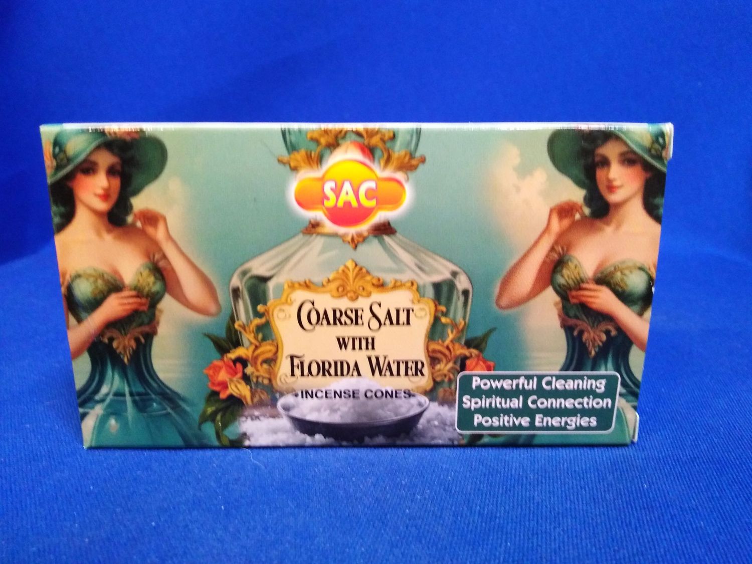 Cônes d'encens au gros sel et à l'eau de Floride