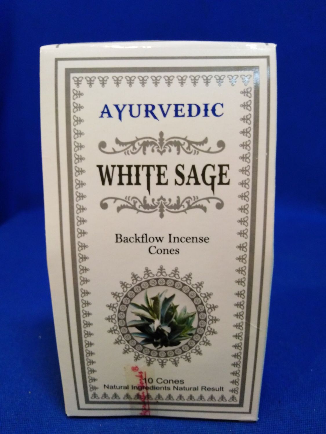 Cônes d'encens ayurvédique reflux à la sauge blanche