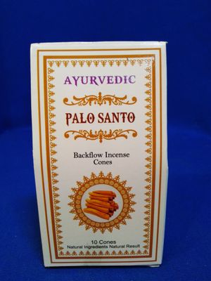 Cônes d'encens ayurvédique reflux au palo santo