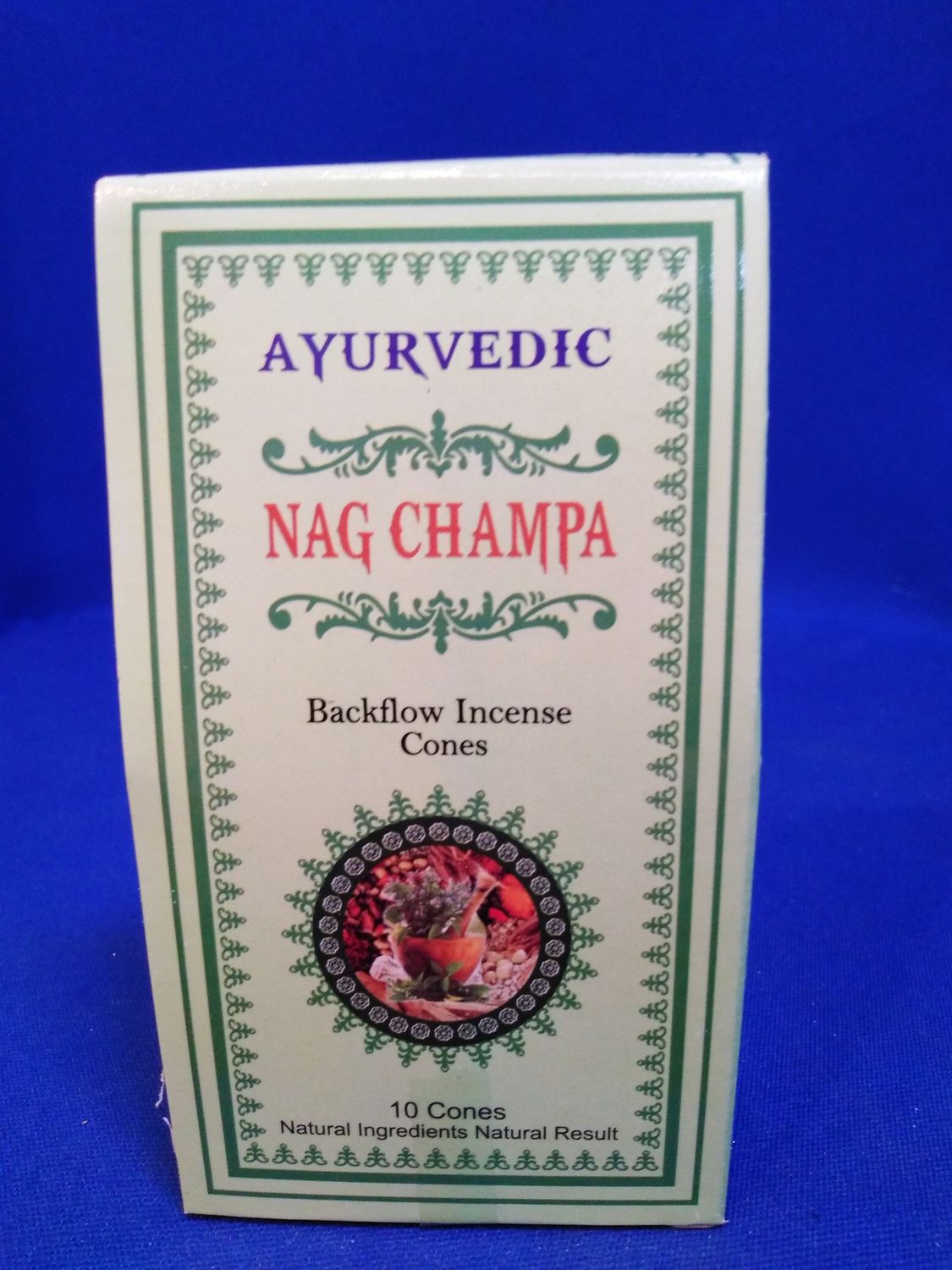 Cônes d'encens ayurvédique reflux au nag champa