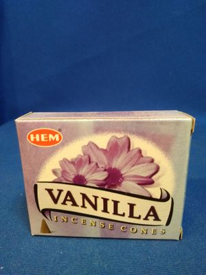 Cônes d'encens à la vanille