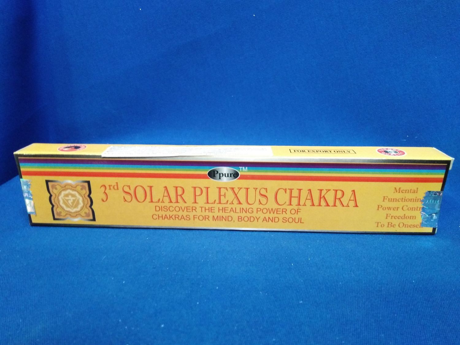 Bâtons d'encens pour le chakra du plexus solaire