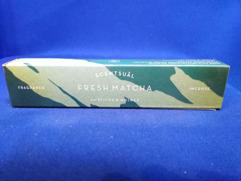 Bâtons d'encens japonais au thé matcha