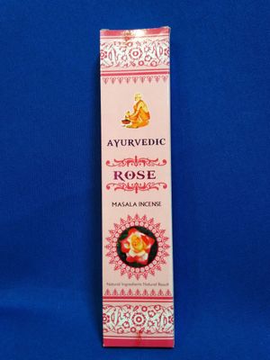 Bâtons d'encens ayurvédique à la rose