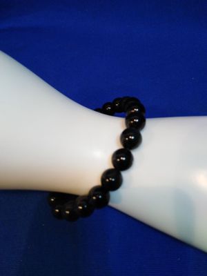 Bracelet homme obsidienne oeil céleste