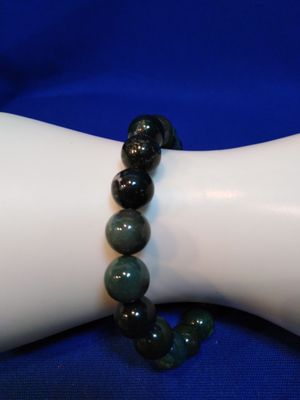 Bracelet homme agate mousse