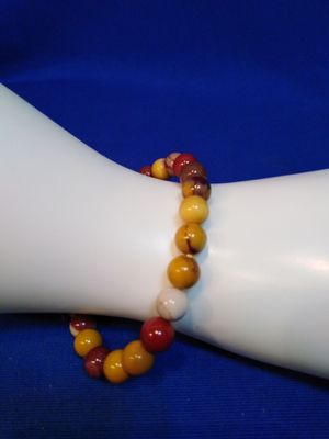 Bracelet homme jaspe mokaite