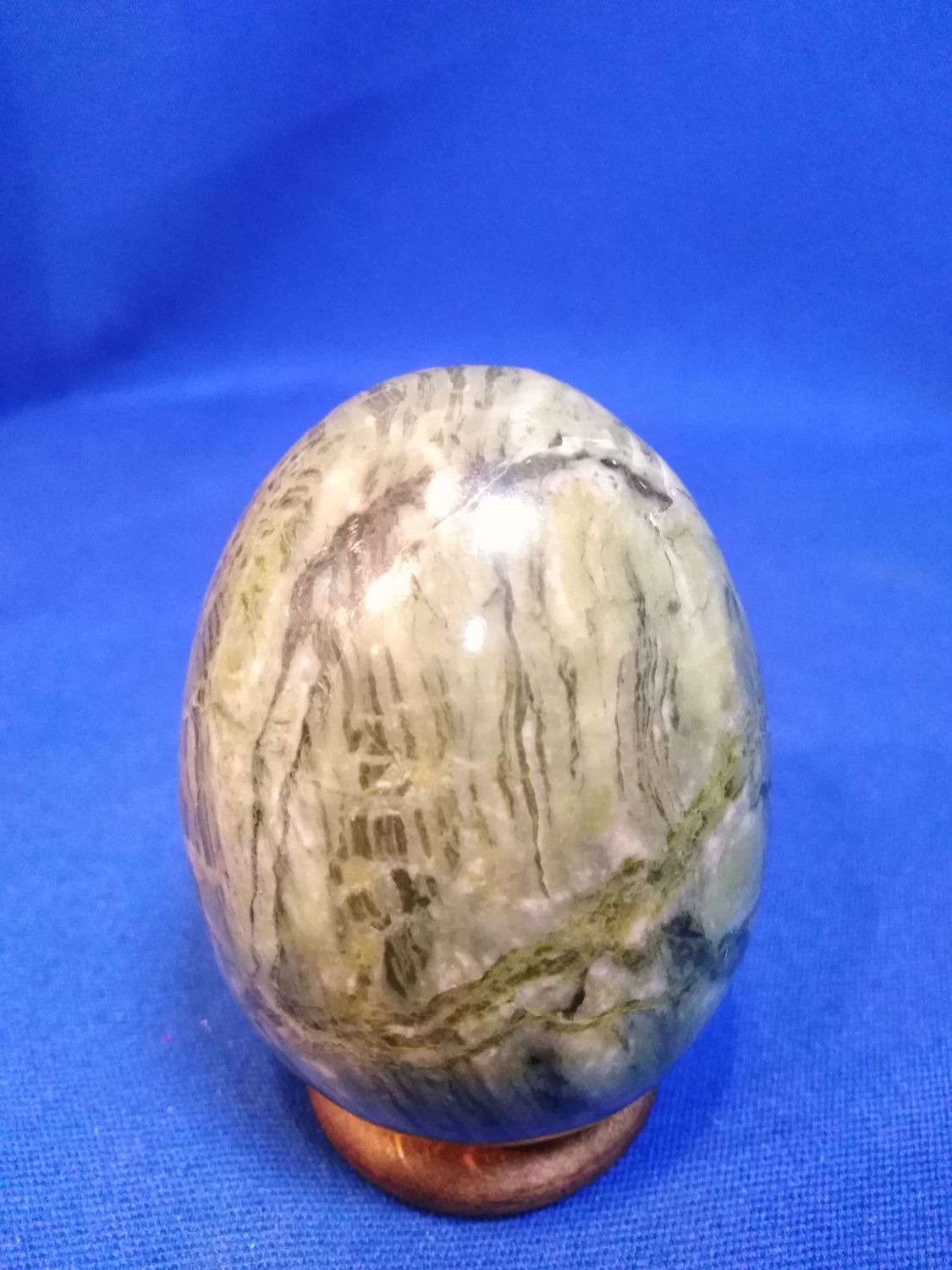 Oeuf marbre vert