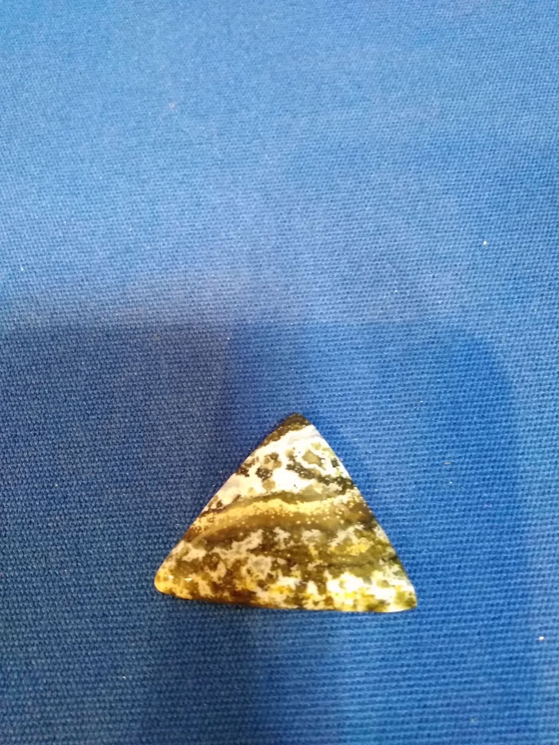 Cabochon de jaspe océan