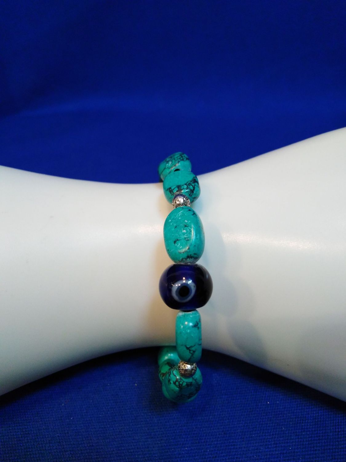 Bracelet réglable mauvais oeil