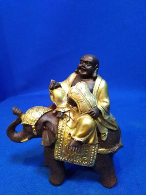 Bouddha et son éléphant