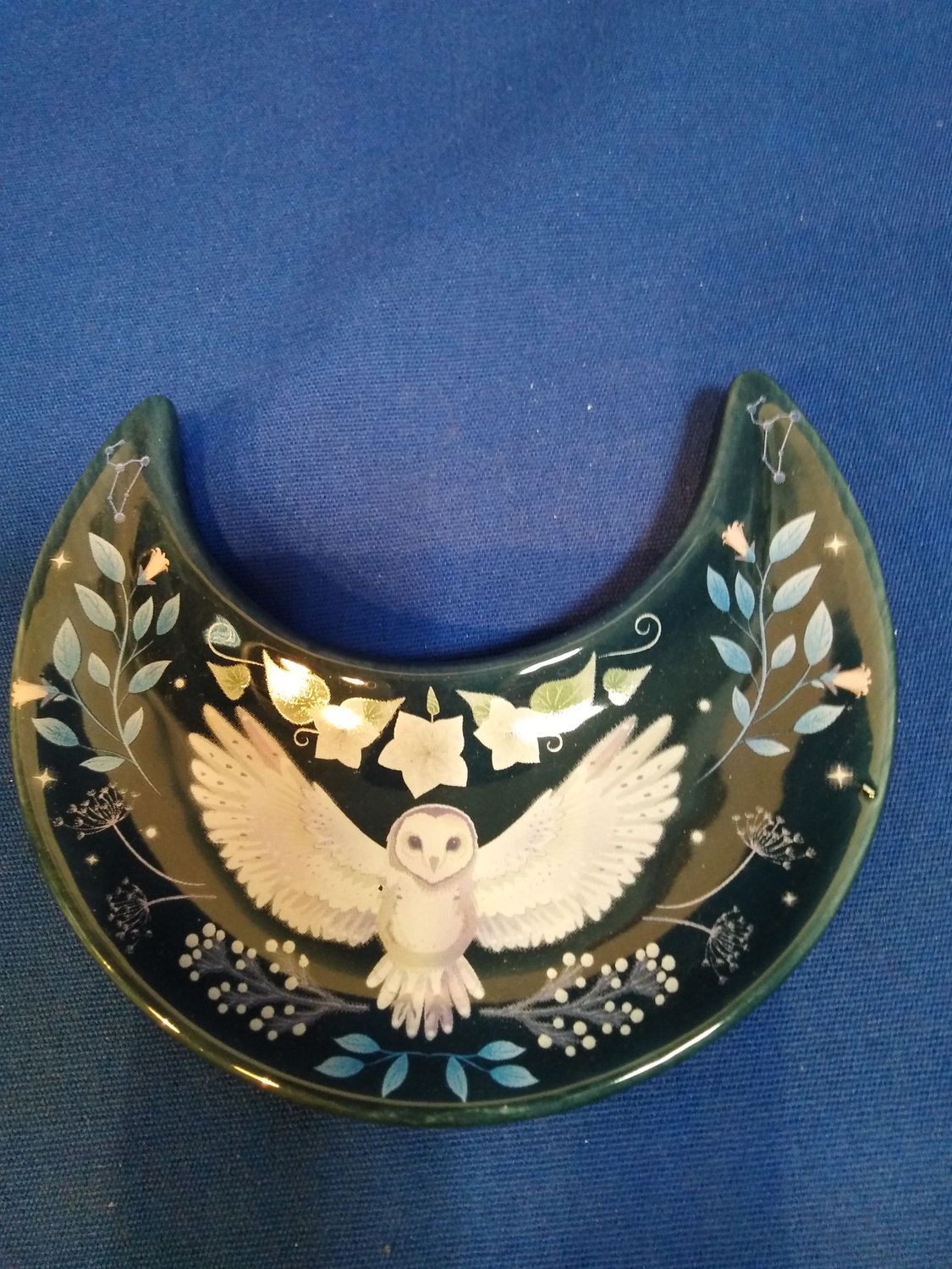Plateau à bijoux chouette