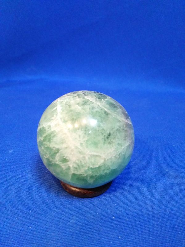 Sphère de fluorite verte