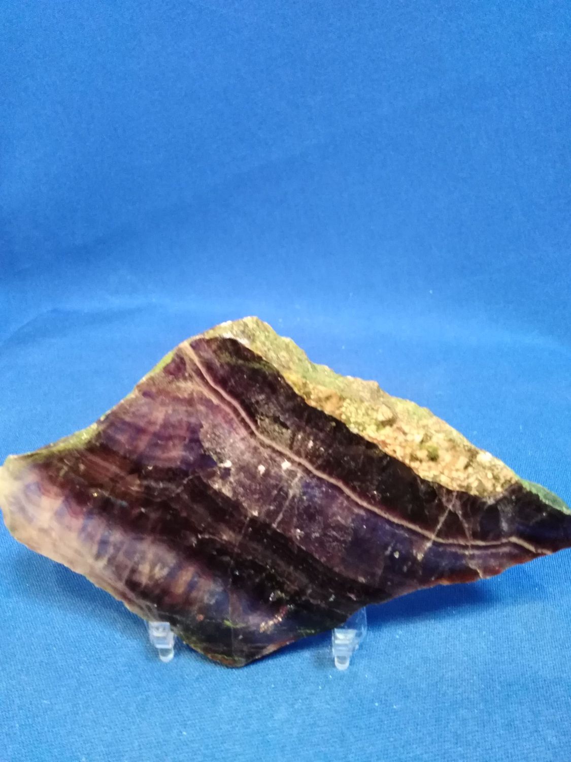 Plaque de fluorite polie