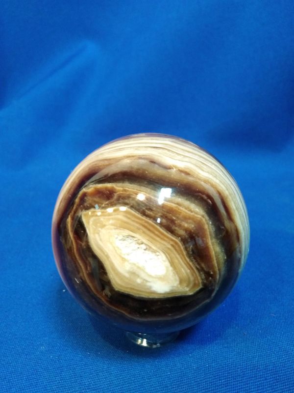 Sphère calcite chocolat